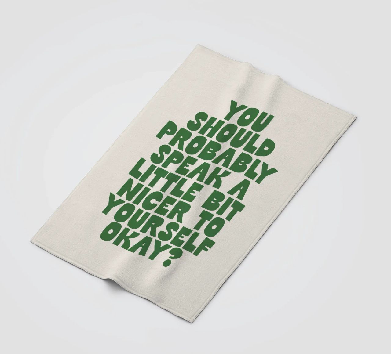 Probabilmente dovreste parlare in modo un po' più gentile con voi stessi coperta in pile da THE MOTIVATED TYPE