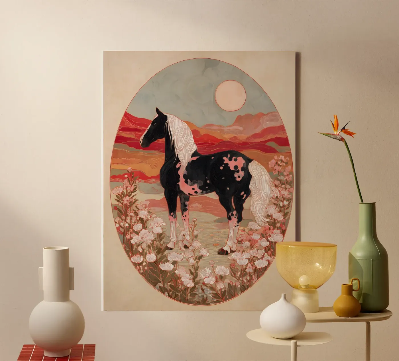 Cavallo tela da IamHomeDesigns