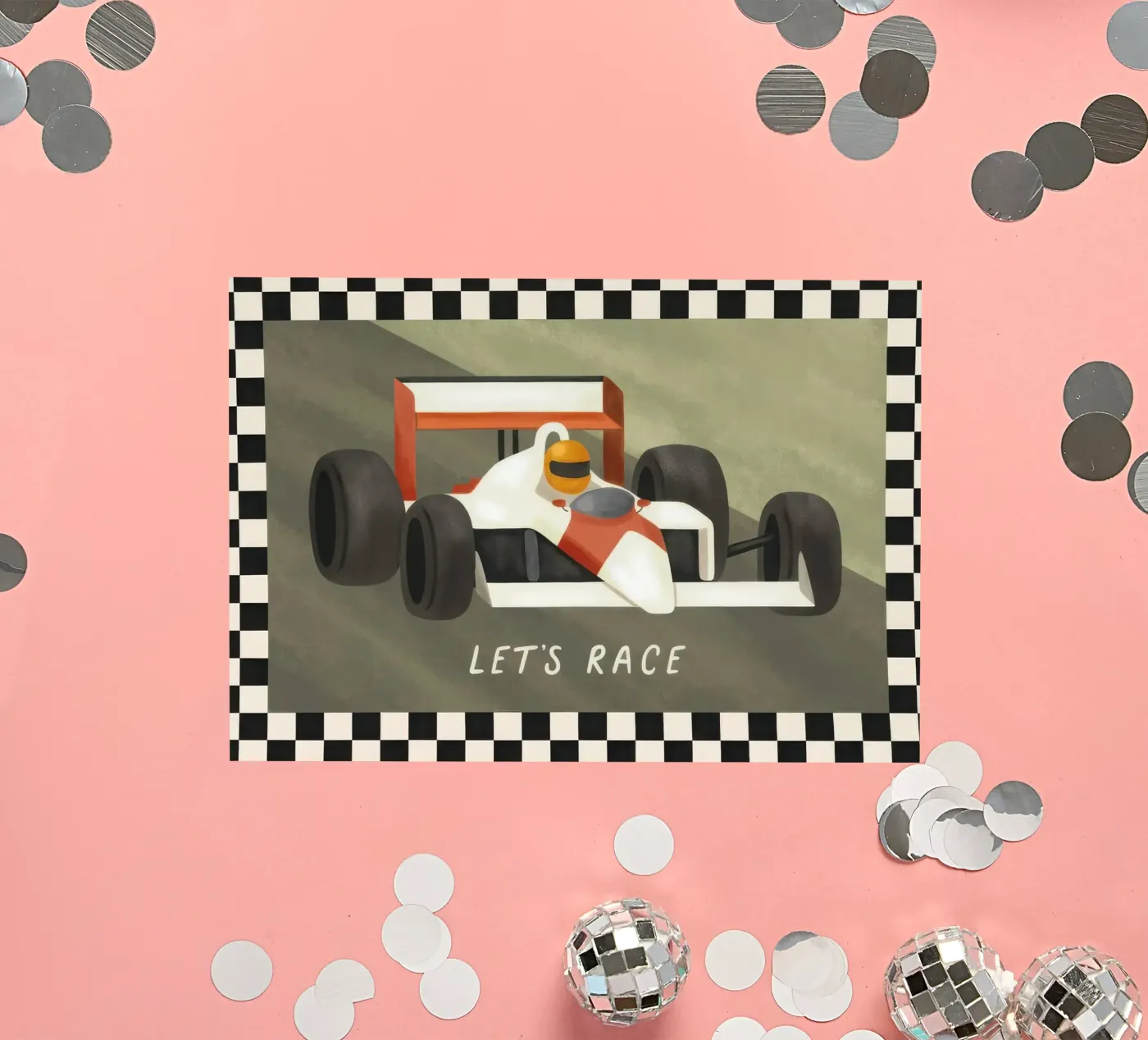Let's Race sticker by children world