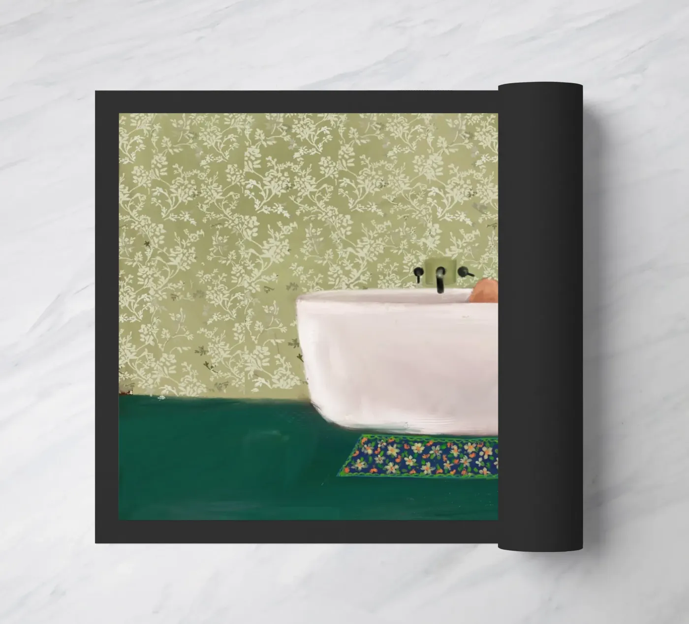 Deep soak doormat by OSHEENSGALLERY