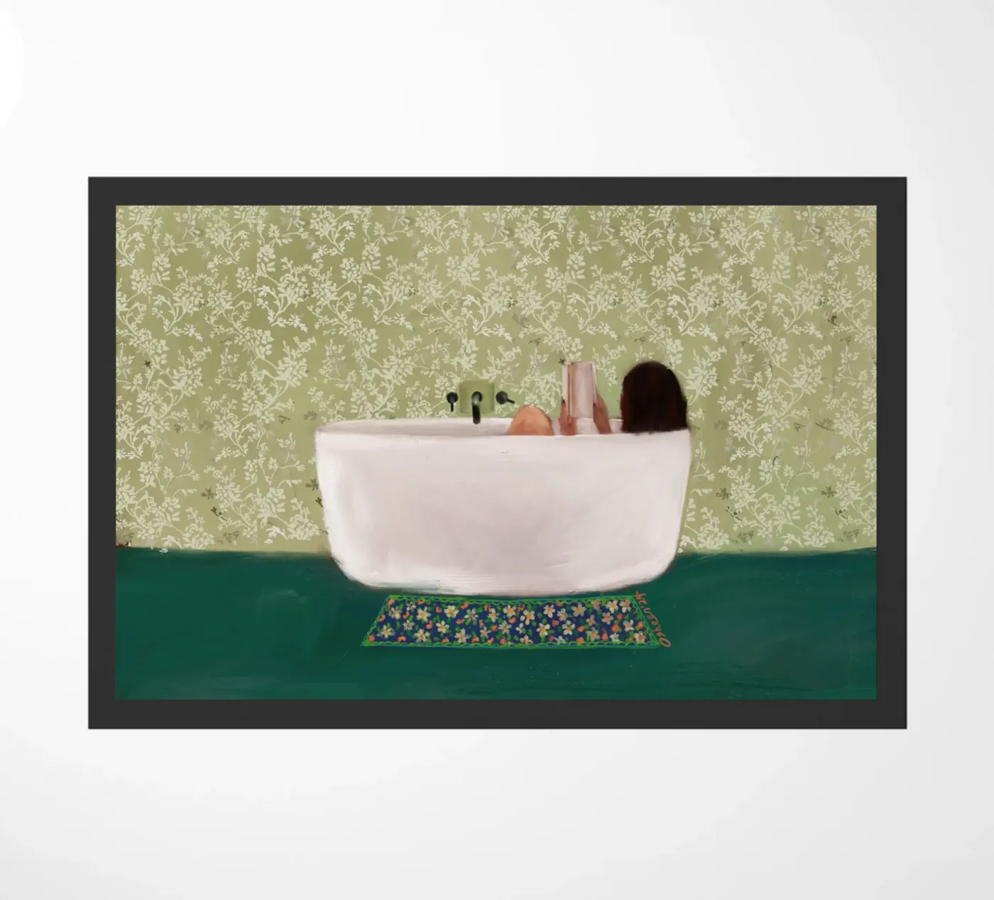 Deep soak doormat by OSHEENSGALLERY
