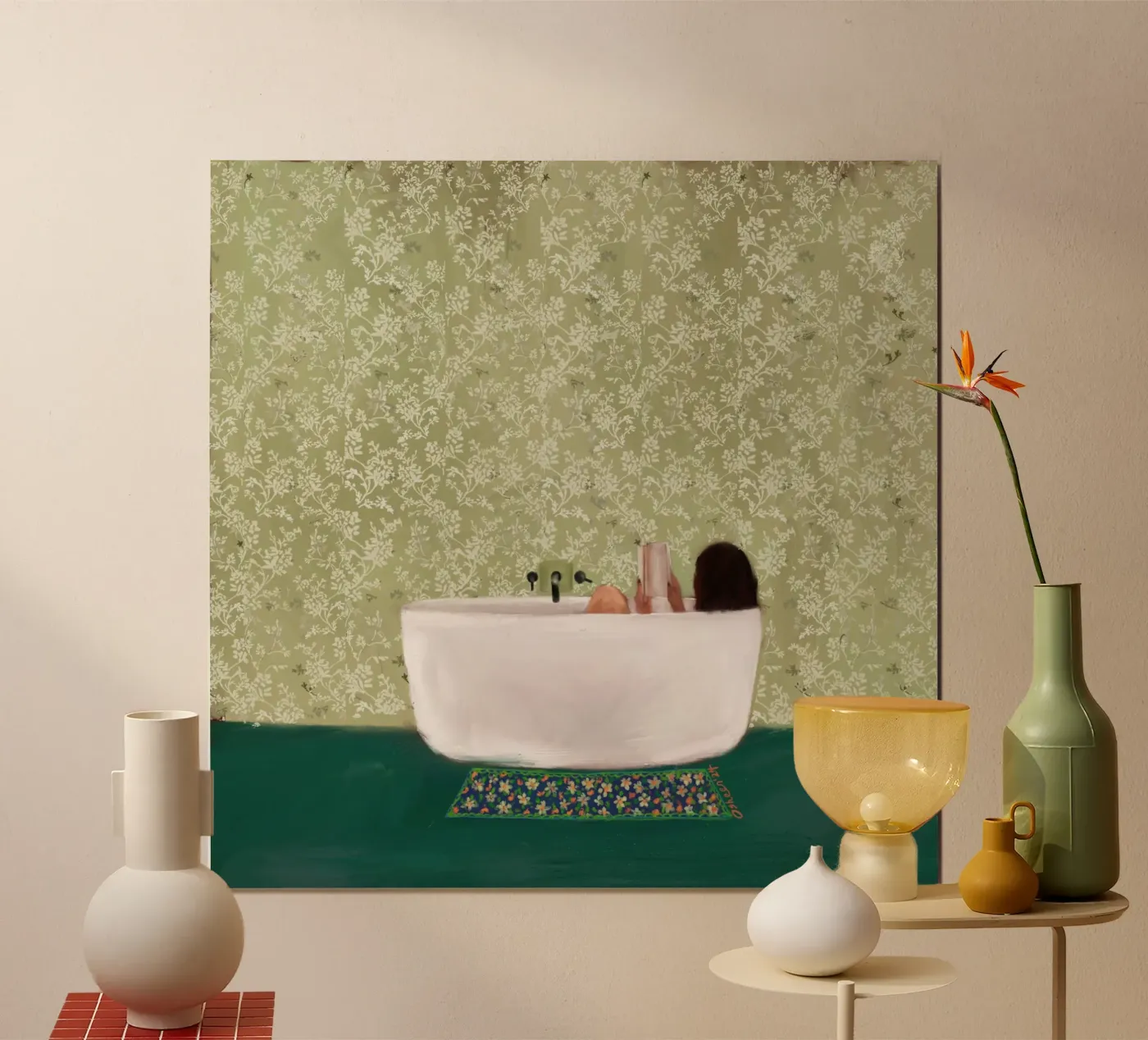 Deep soak poster by OSHEENSGALLERY