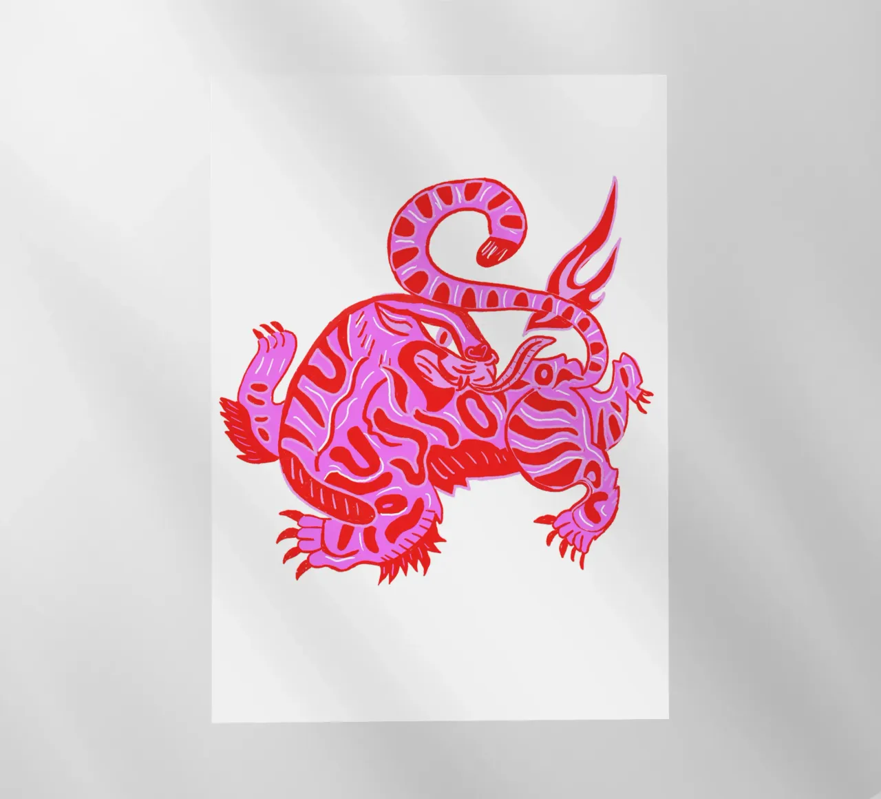 Tiger pellicola backlit da suncoloredberlin