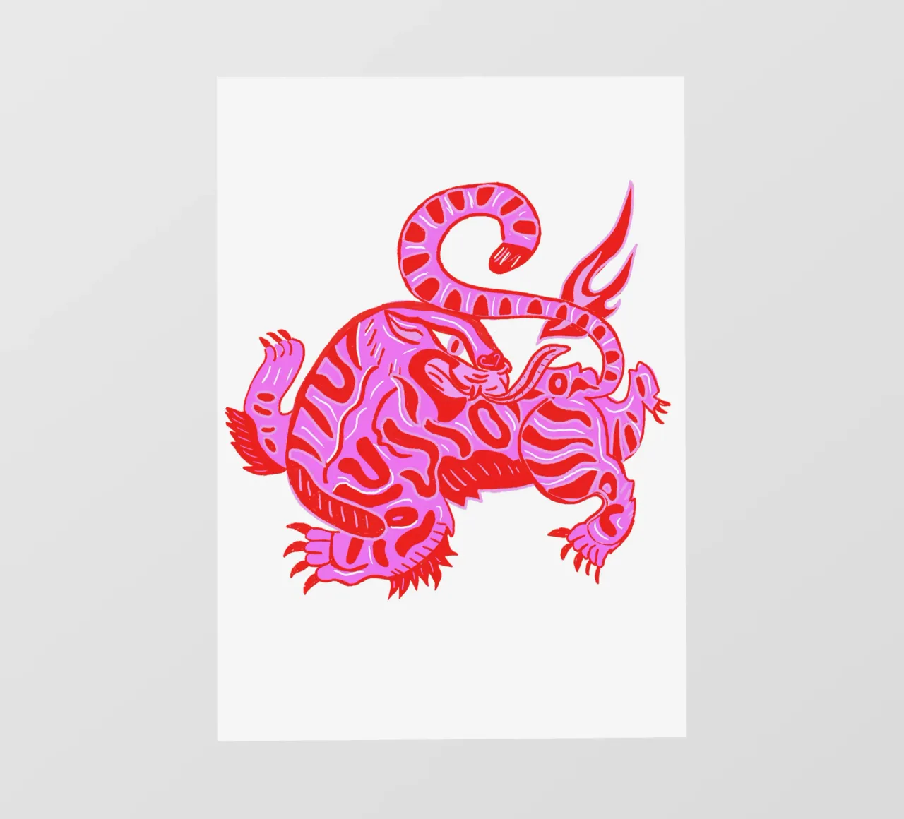 Tiger pellicola backlit da suncoloredberlin