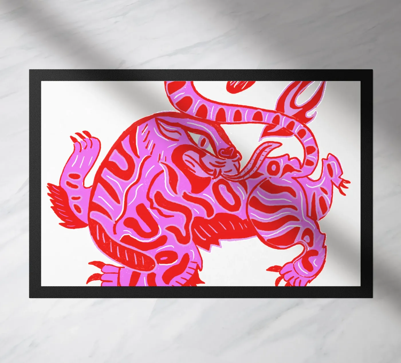 Tiger Fußmatte von suncoloredberlin