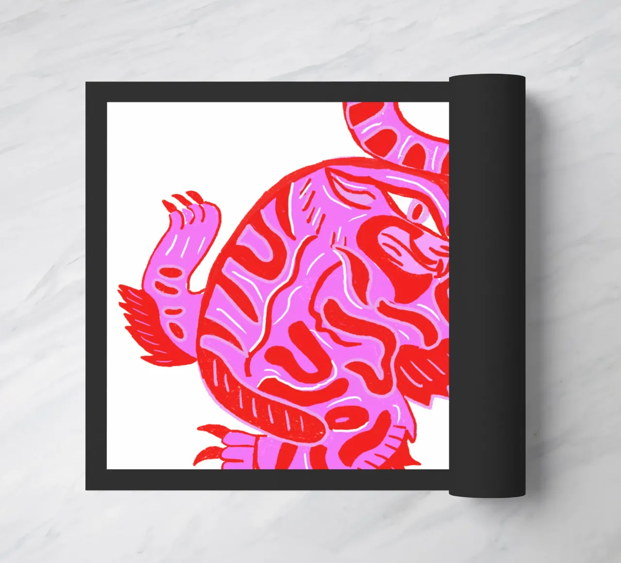 Tiger deurmat van suncoloredberlin