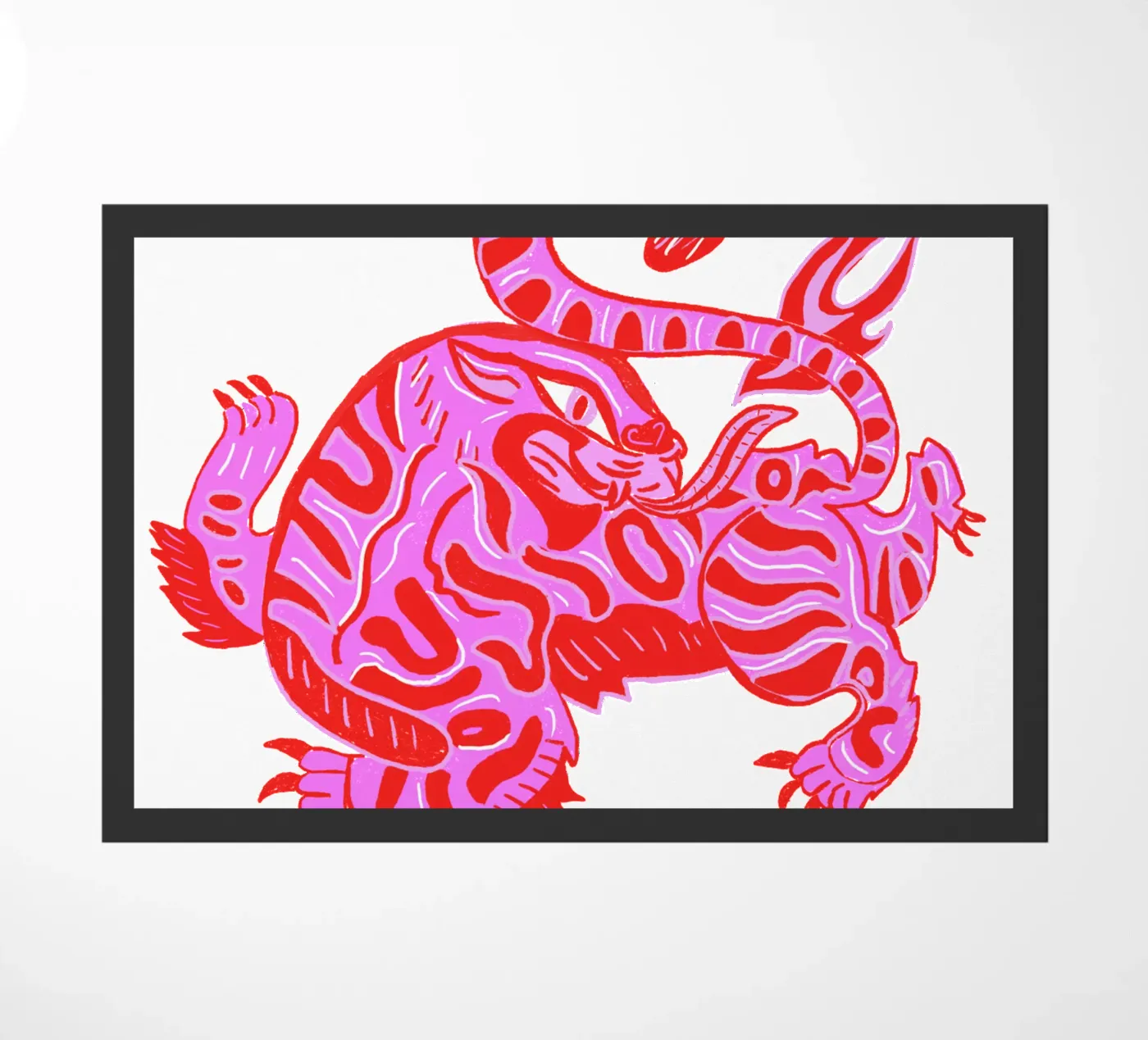 Tiger Fußmatte von suncoloredberlin