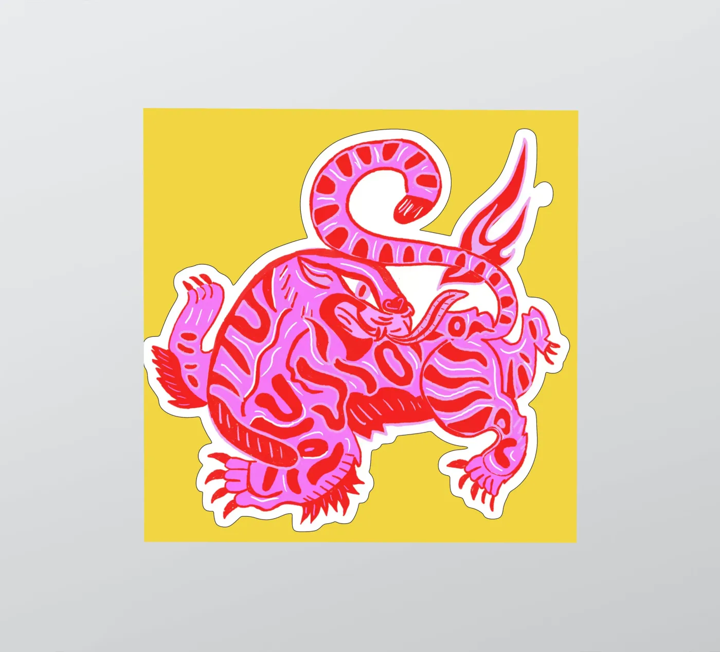 Tiger sticker by suncoloredberlin