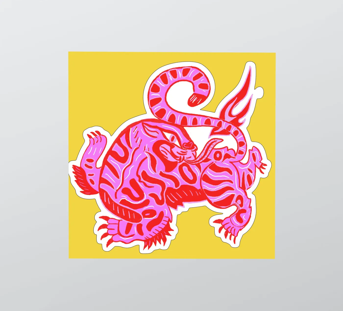 Tiger sticker by suncoloredberlin