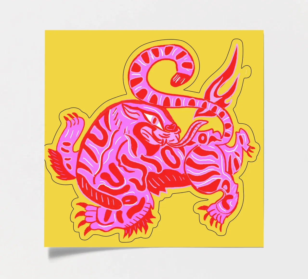 Tiger sticker sheet by suncoloredberlin