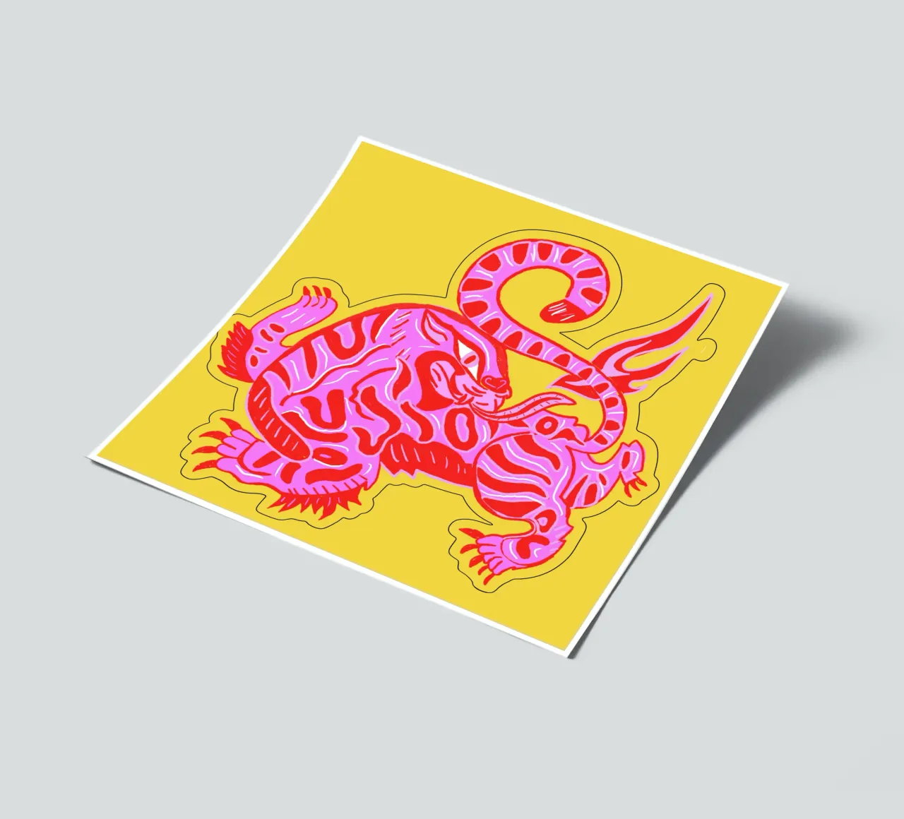 Tiger sticker sheet by suncoloredberlin