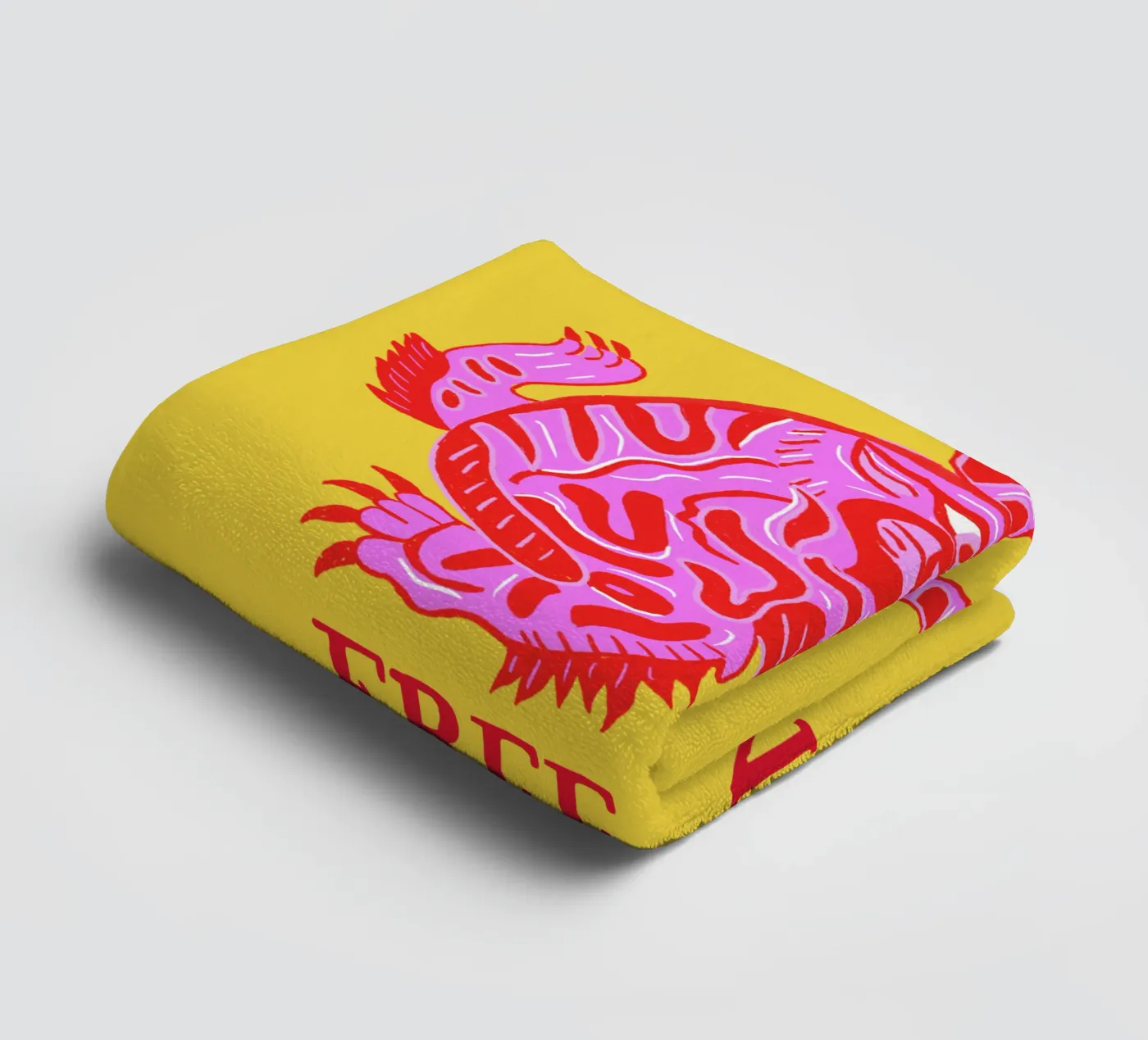 Tiger towel by suncoloredberlin