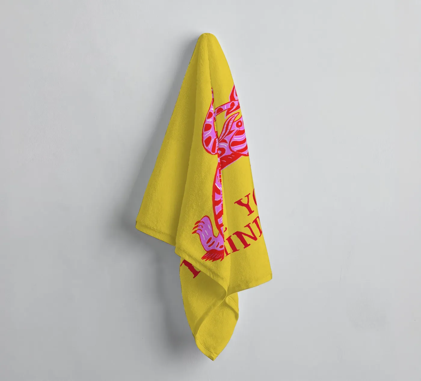 Tiger towel by suncoloredberlin