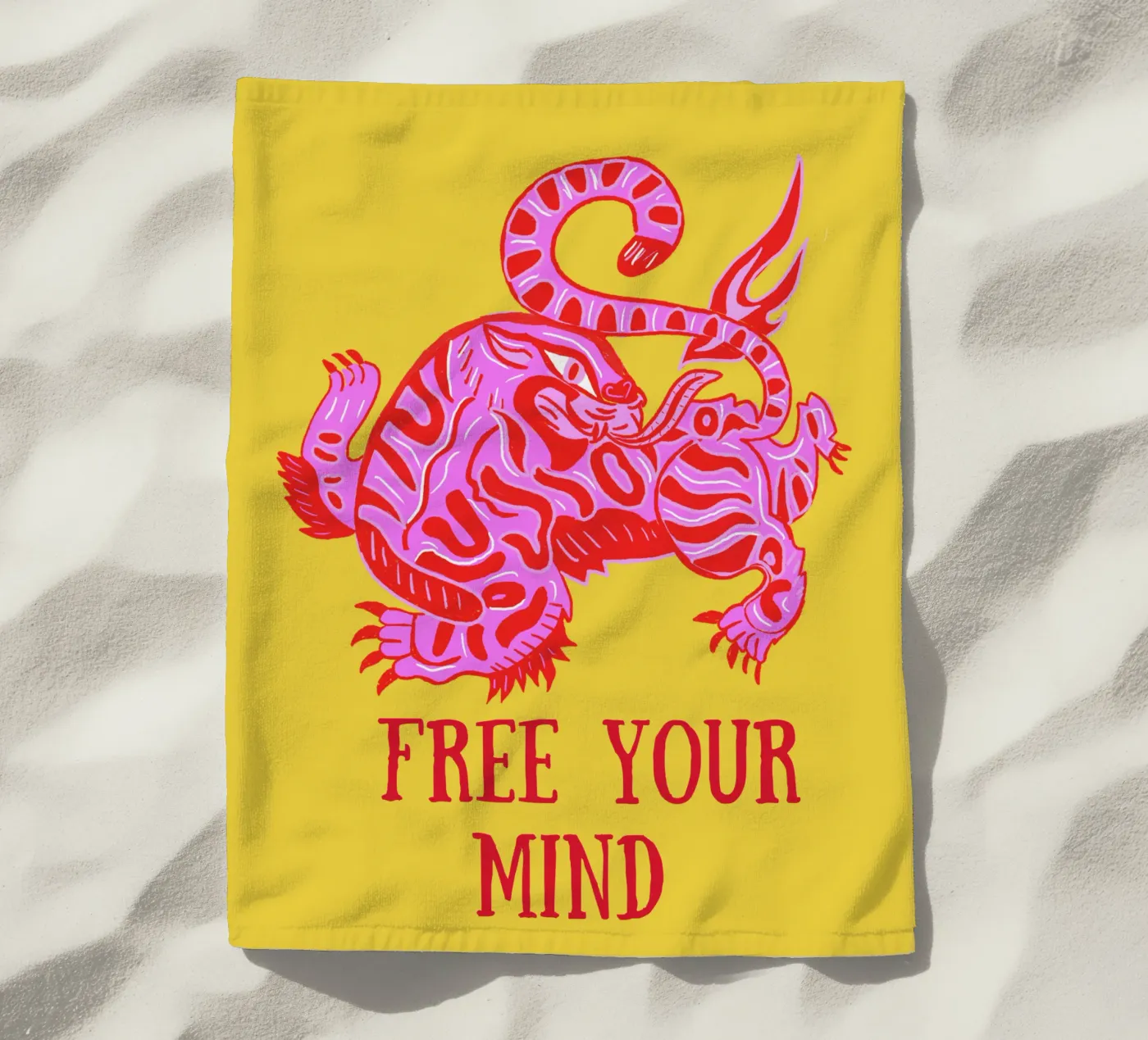 Tiger telo mare da suncoloredberlin