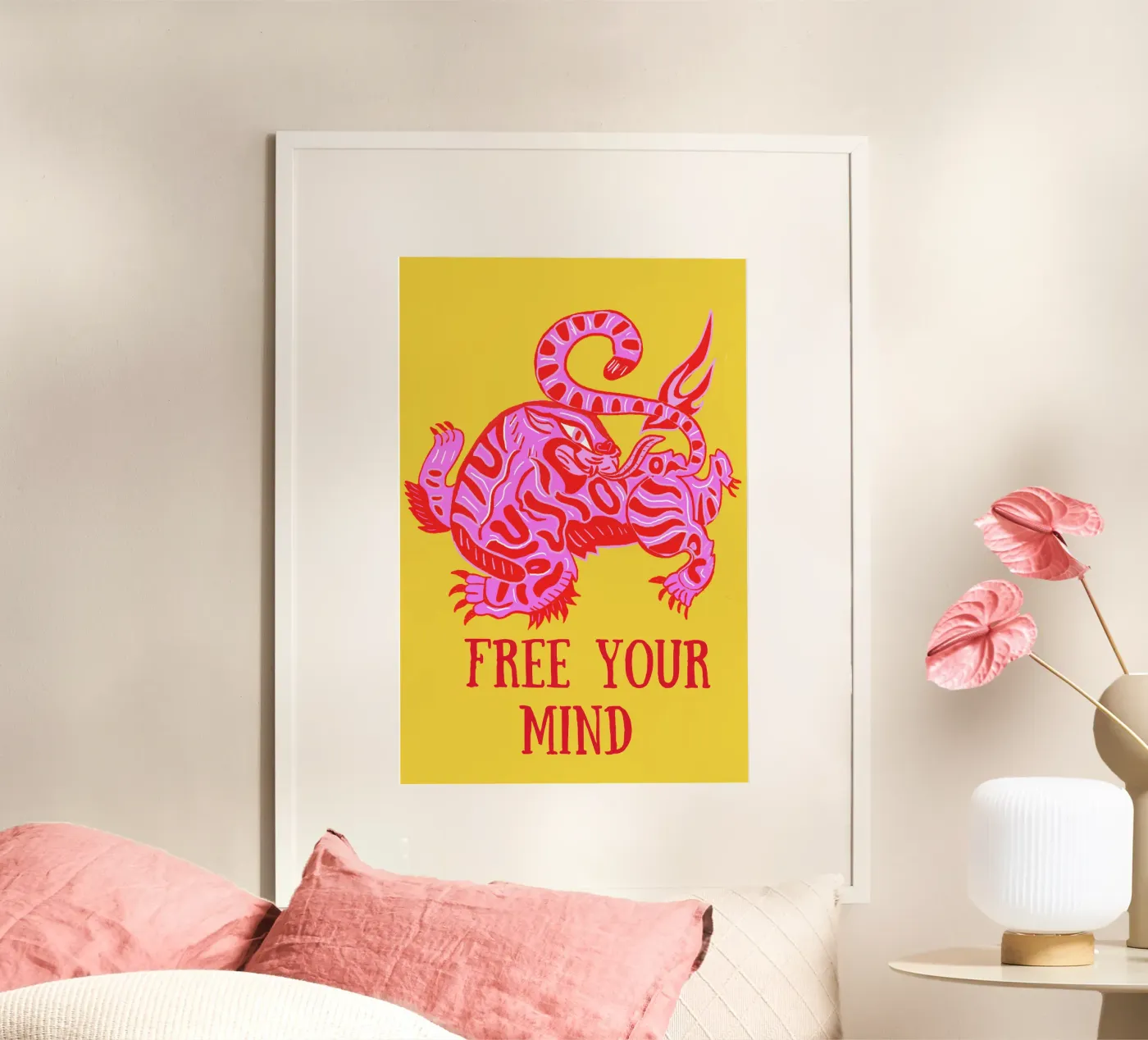 Tiger Poster von suncoloredberlin