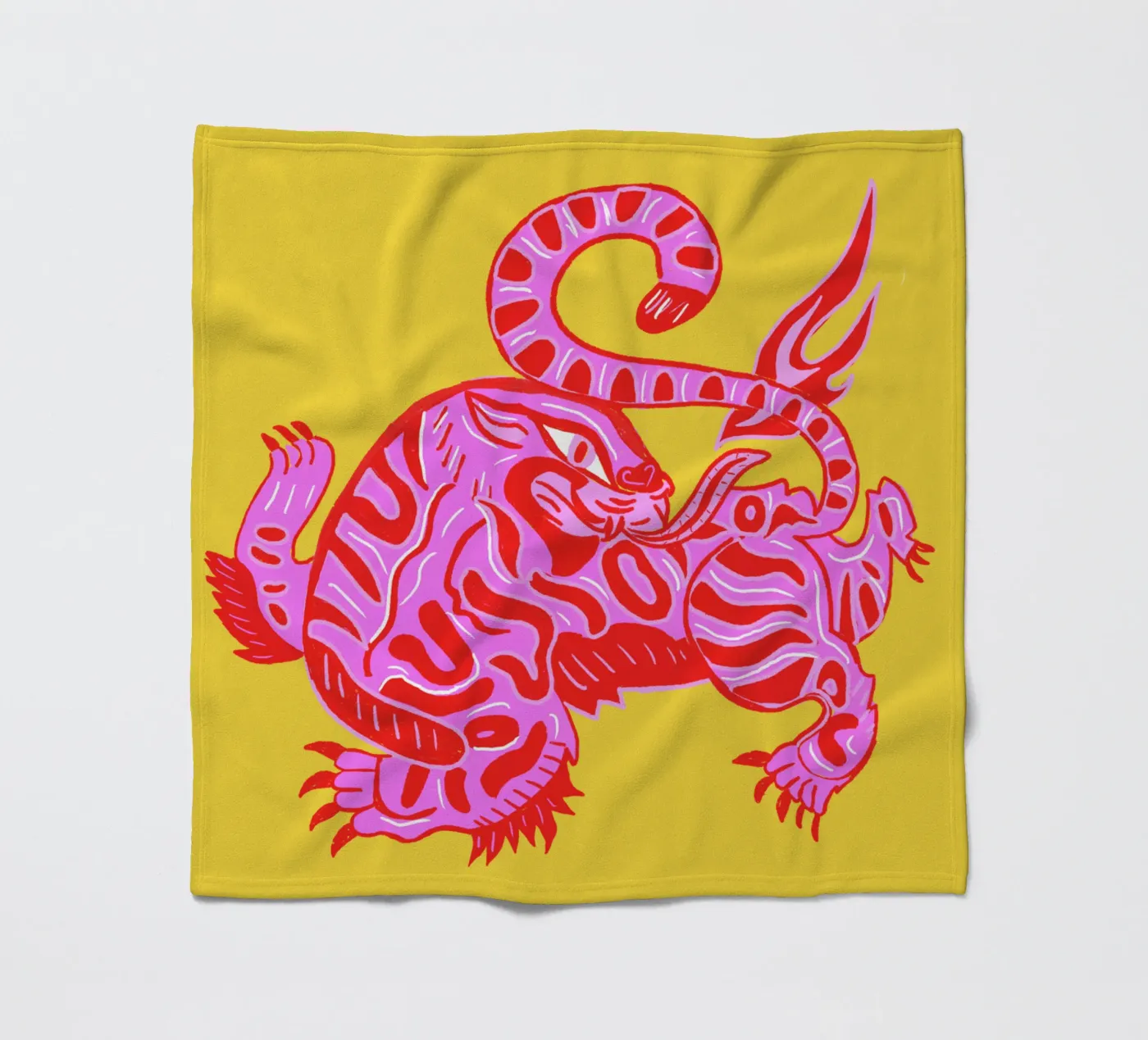 Tiger coperta in pile da suncoloredberlin