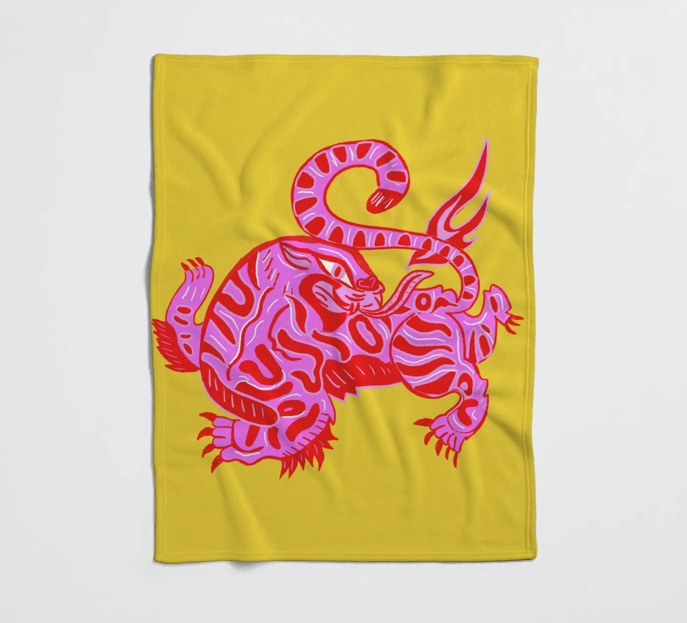 Tiger coperta in pile da suncoloredberlin