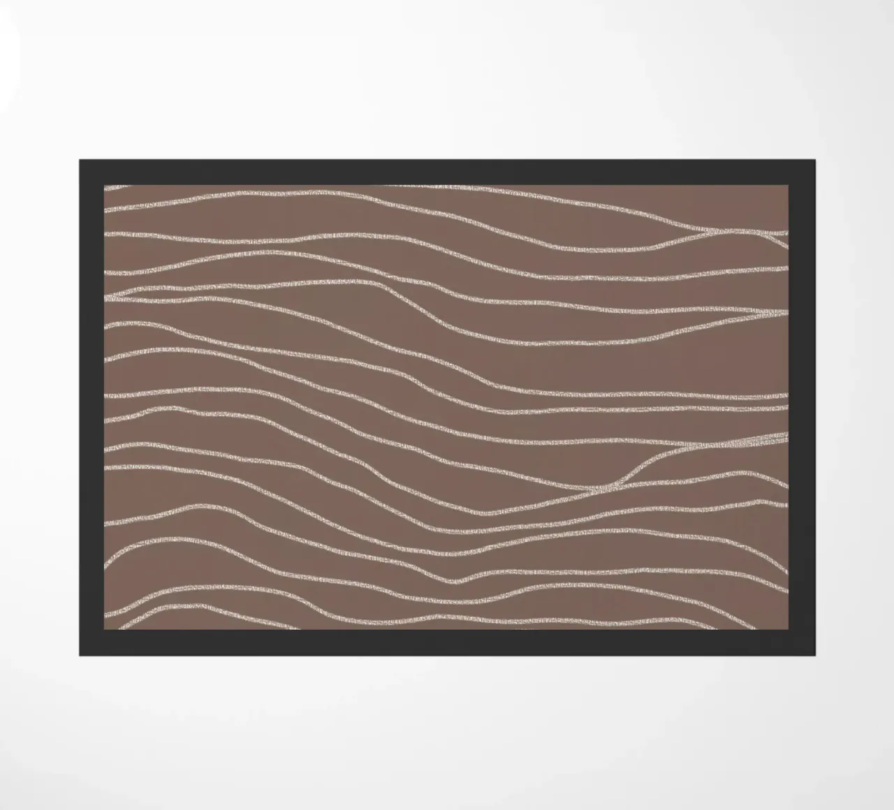 Minimal Chalk Lines on Brown | Abstract Landscape zerbino da sabidussi