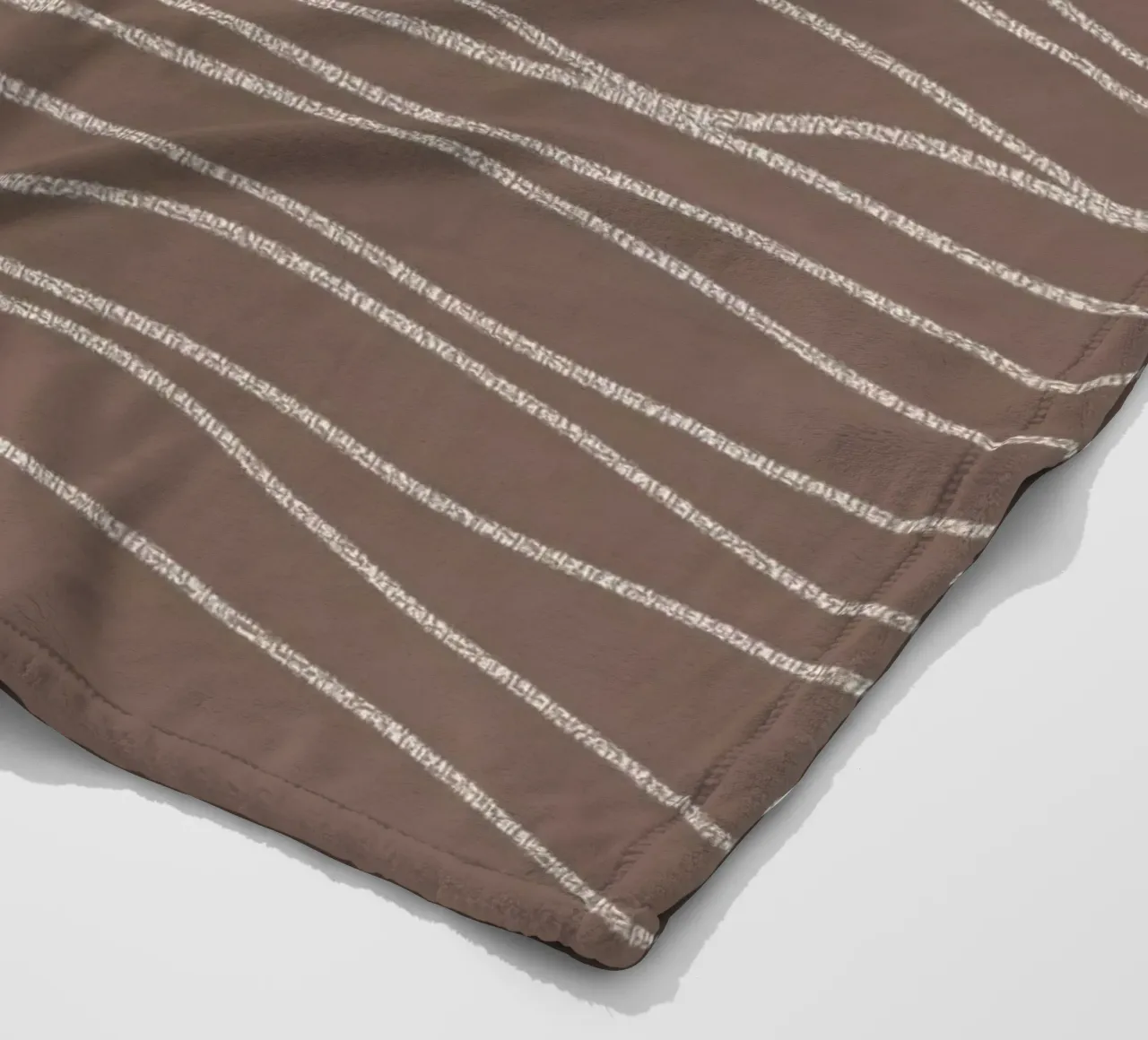 Minimal Chalk Lines on Brown | Abstract Landscape manta de franela de sabidussi