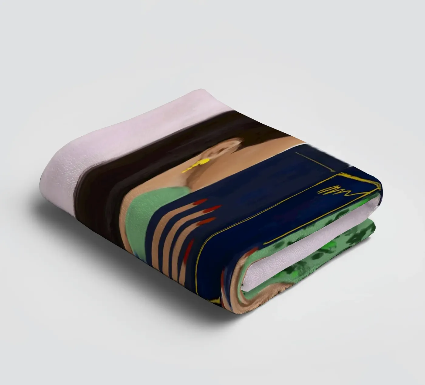 MIDDAGLEZING badhanddoek van OSHEENSGALLERY