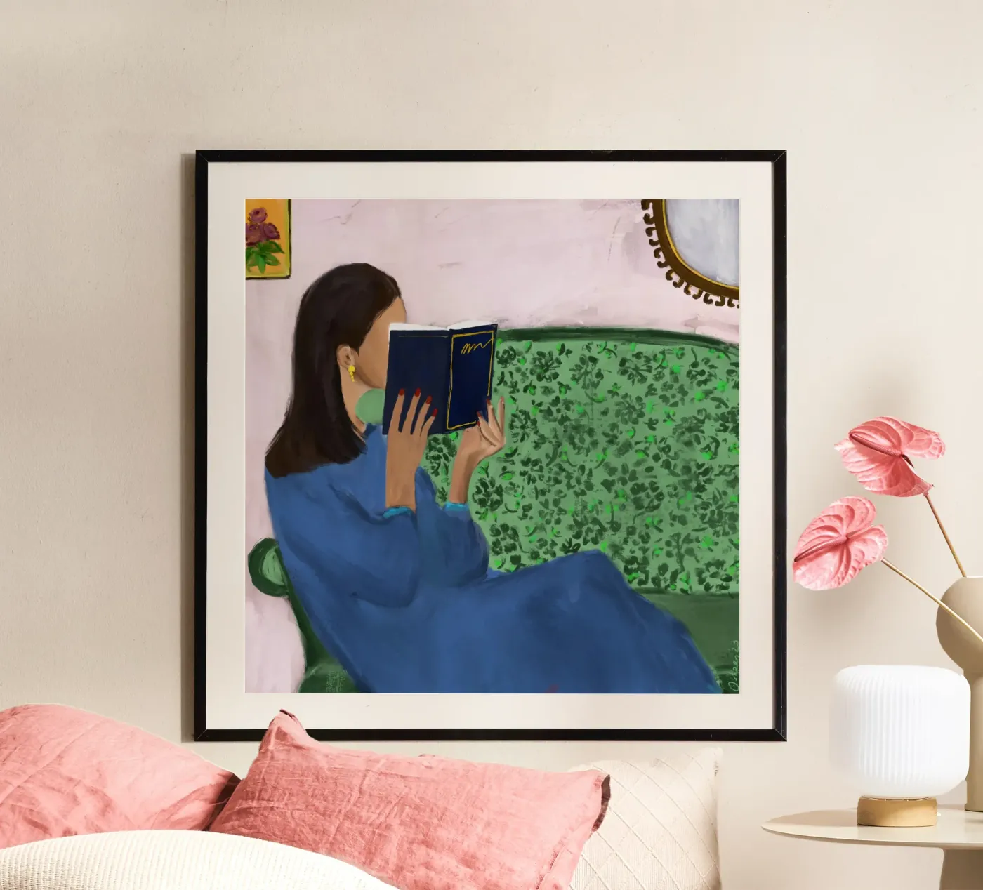 MIDDAGLEZING poster van OSHEENSGALLERY