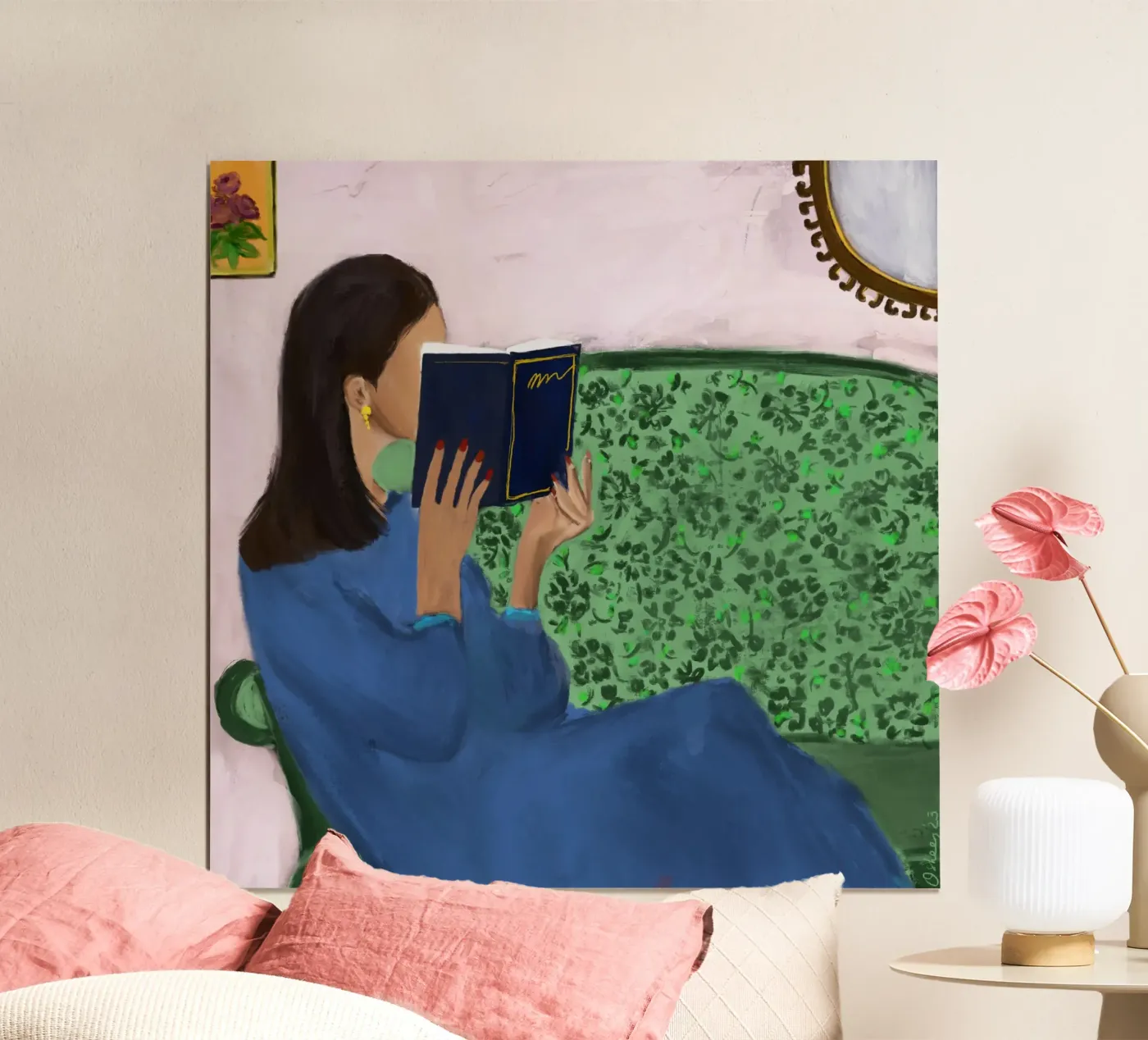 MIDDAGLEZING poster van OSHEENSGALLERY