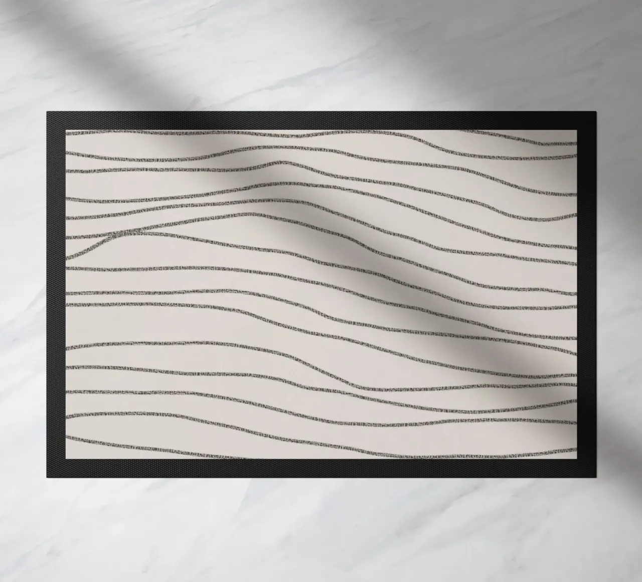 Minimal Charcoal Lines on Light Neutral | Abstract Landscape zerbino da sabidussi