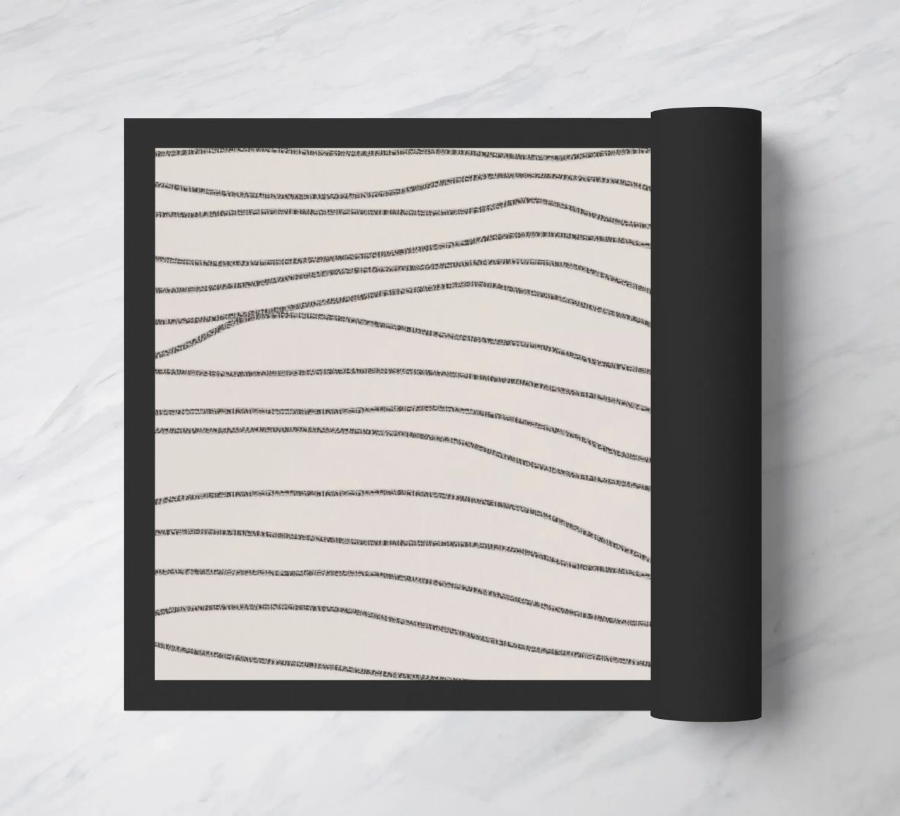 Minimal Charcoal Lines on Light Neutral | Abstract Landscape zerbino da sabidussi
