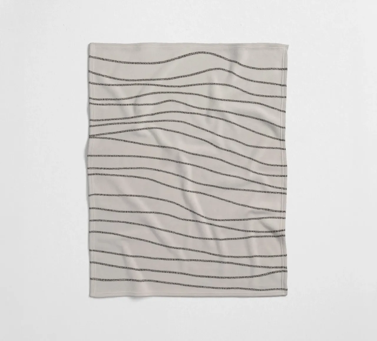 Minimal Charcoal Lines on Light Neutral | Abstract Landscape coperta in pile da sabidussi