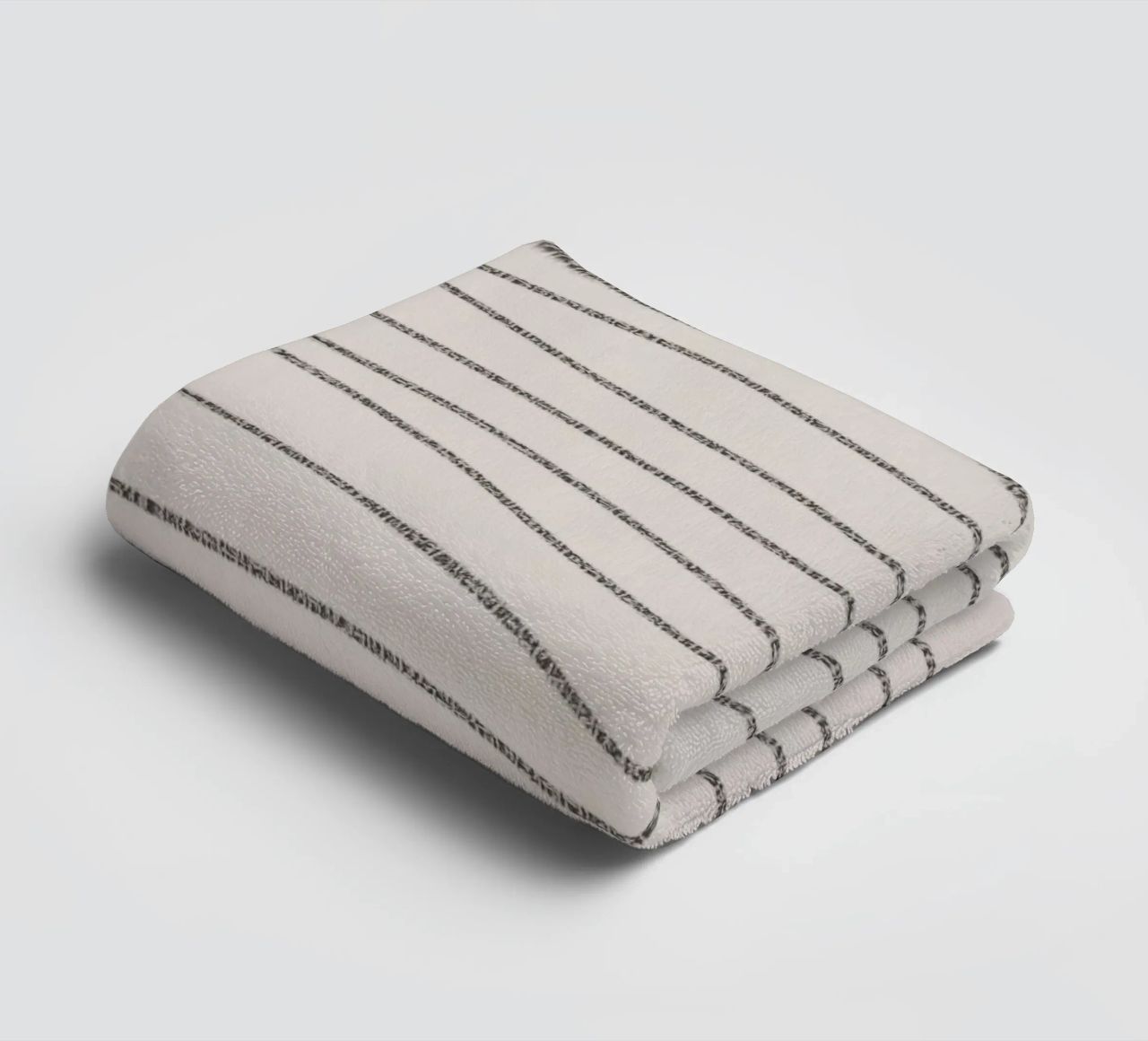 Minimal Charcoal Lines on Light Neutral | Abstract Landscape asciugamano da bagno da sabidussi
