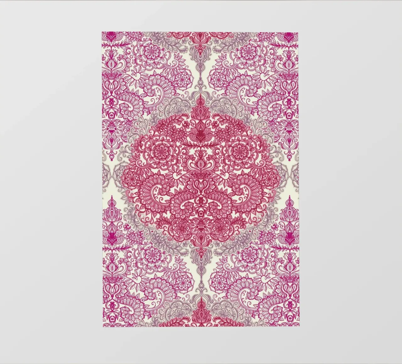 Happy Place Doodle in Pink pellicola backlit da Micklyn Le Feuvre