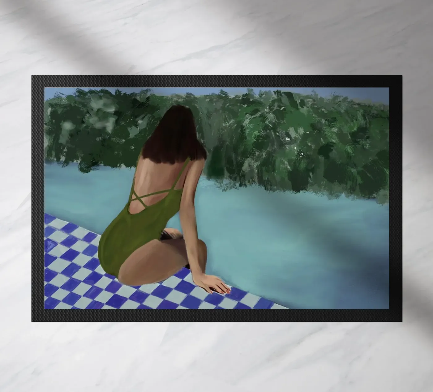 GENEZENDE WATEREN deurmat van OSHEENSGALLERY