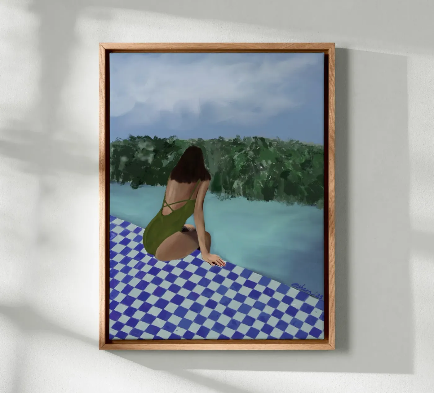 ACQUE CURATIVE tela da OSHEENSGALLERY