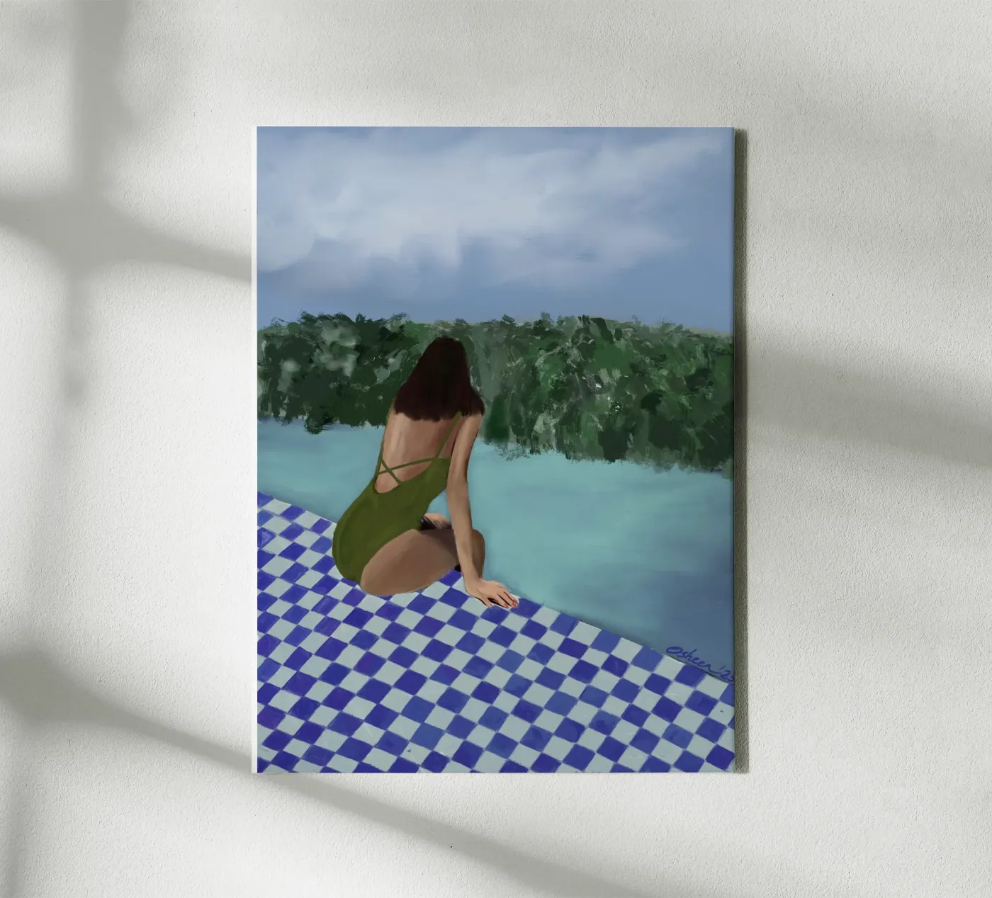 ACQUE CURATIVE tela da OSHEENSGALLERY