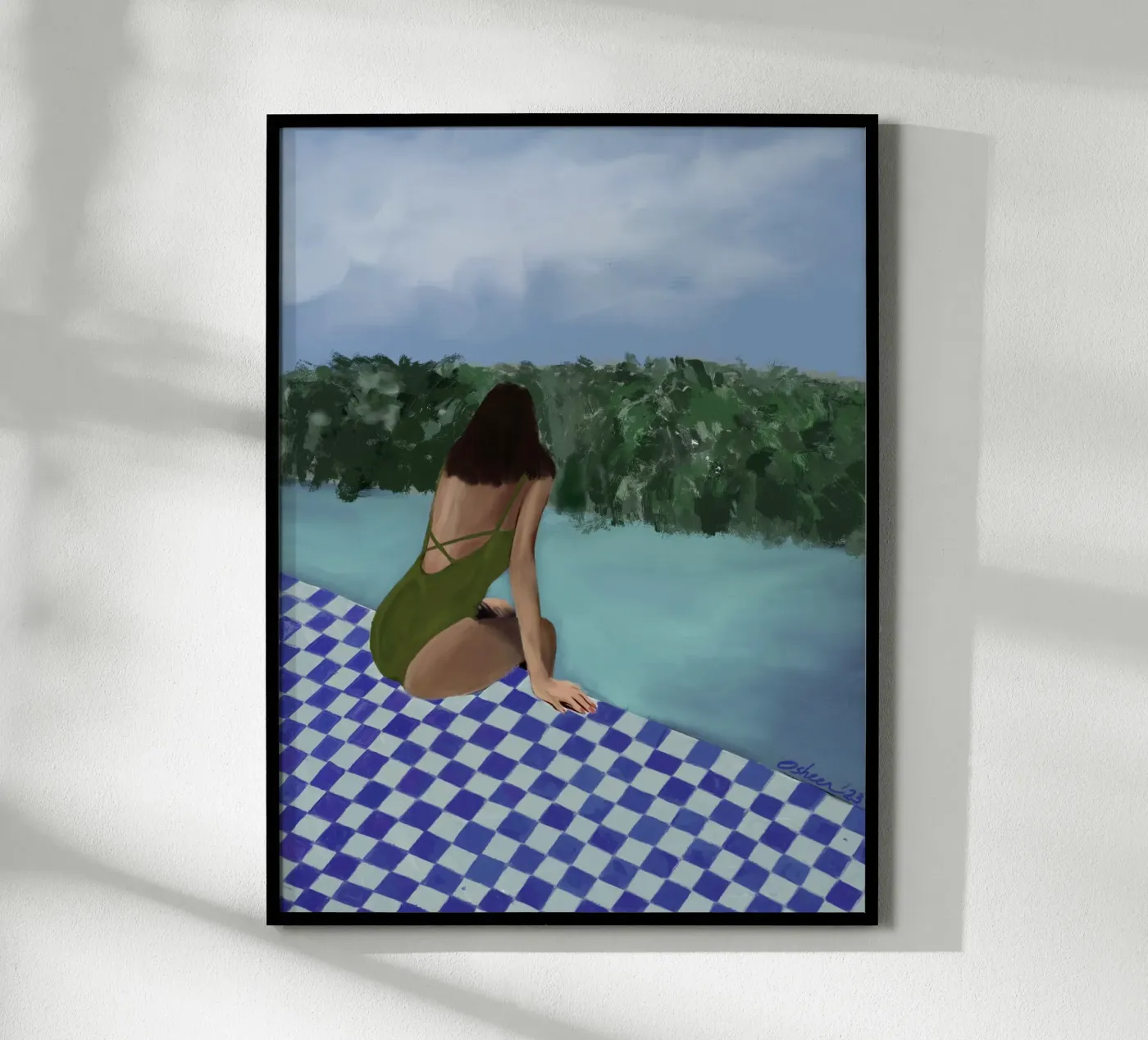 ACQUE CURATIVE poster da OSHEENSGALLERY