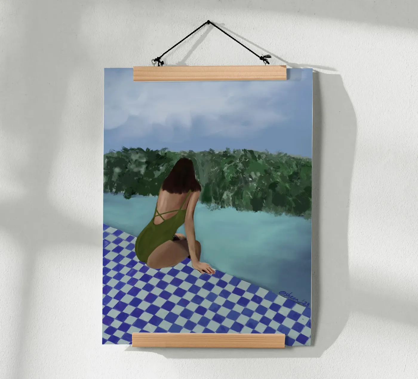 ACQUE CURATIVE poster da OSHEENSGALLERY