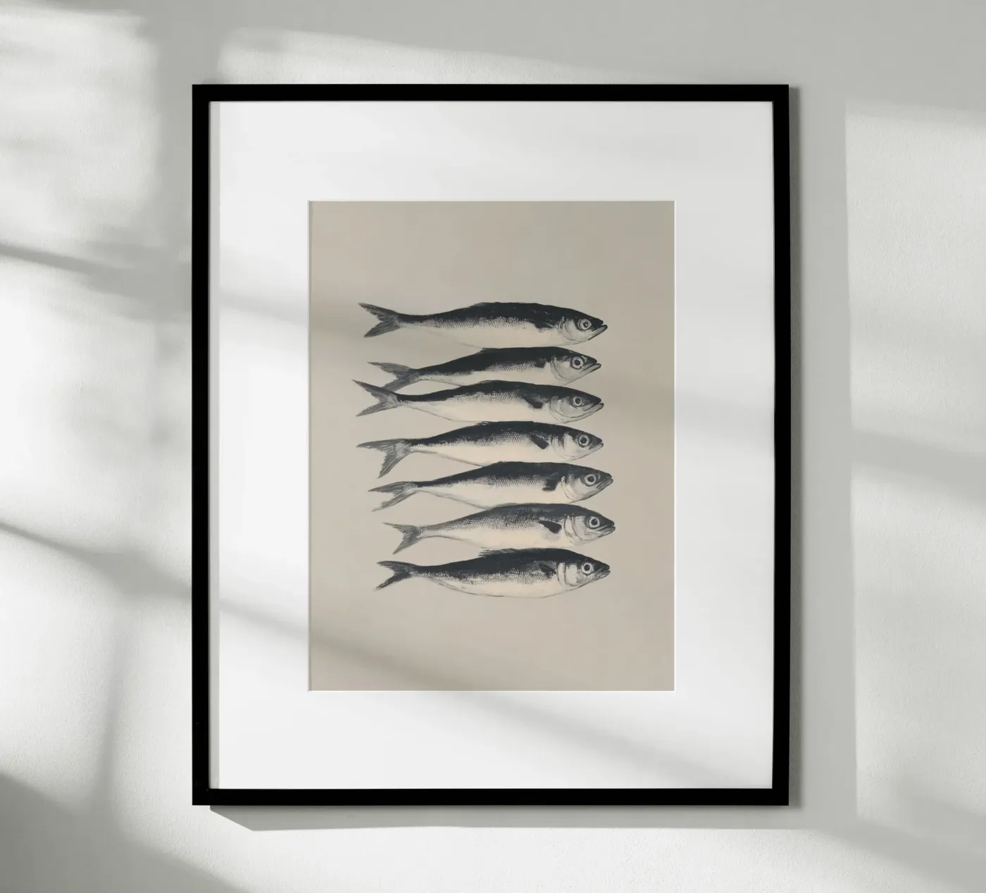 Sette sardine poster da Carinaprint