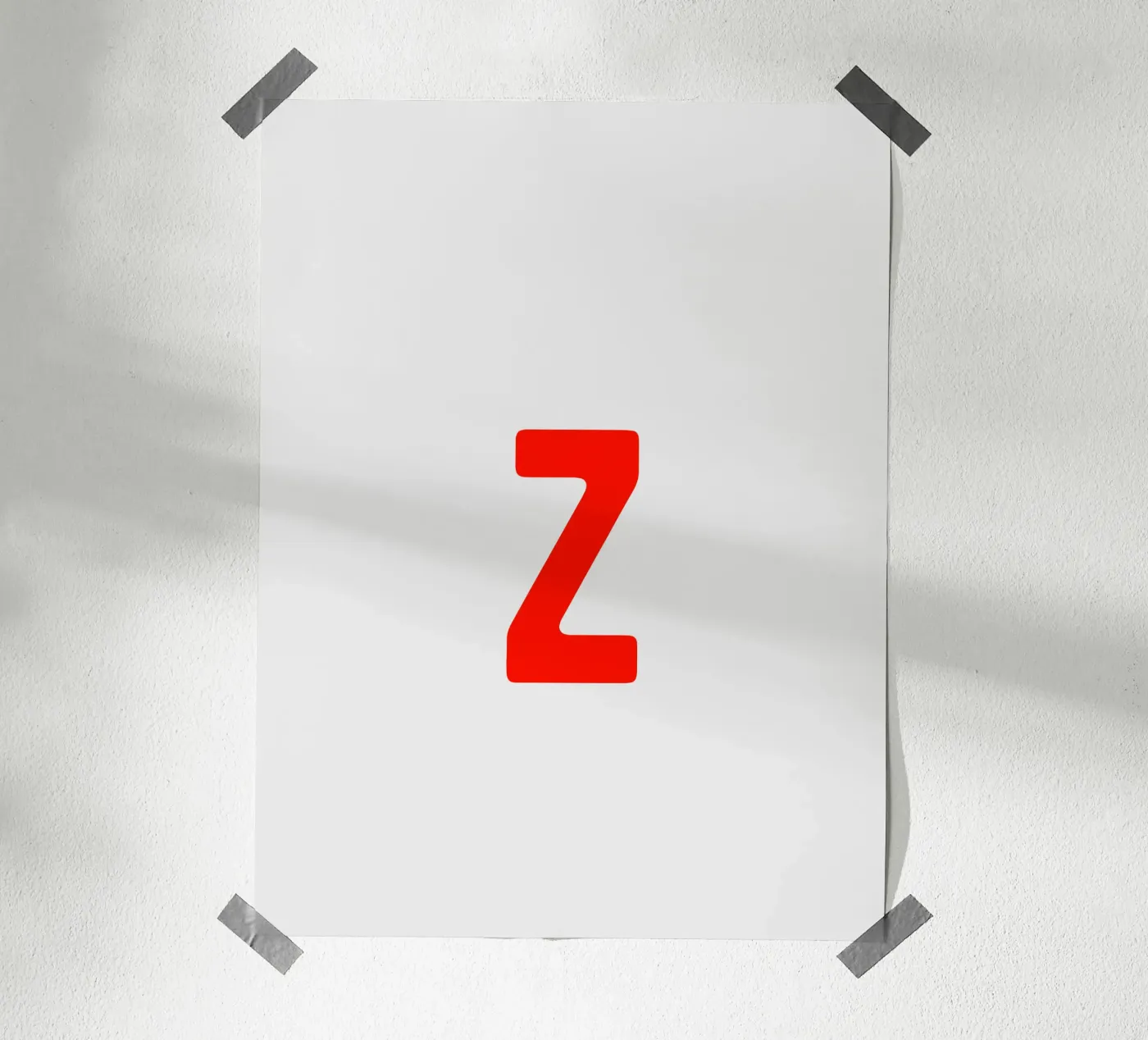 Z Poster von Melisastudio