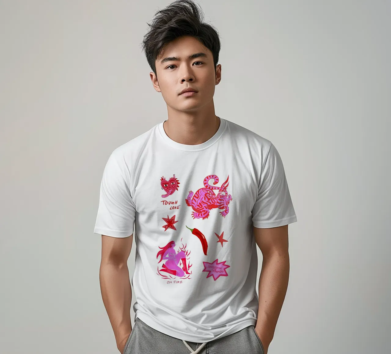 Fierce and Playful: Hot Chili Vibes t-shirt da suncoloredberlin