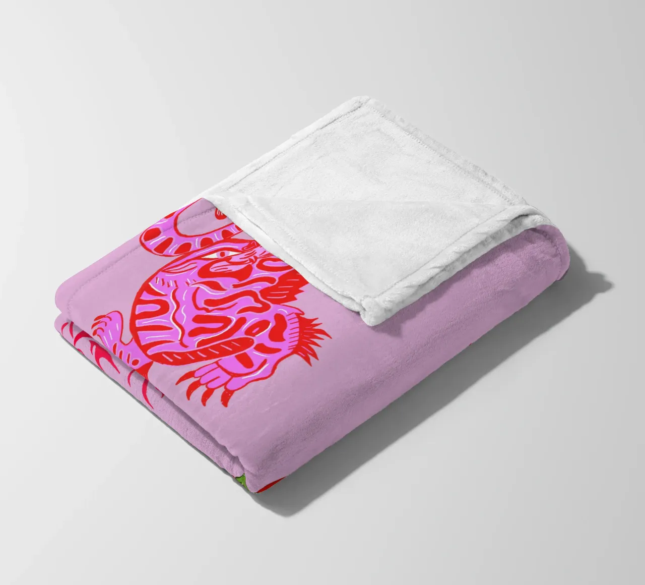 Fierce and Playful: Hot Chili Vibes coperta in pile da suncoloredberlin