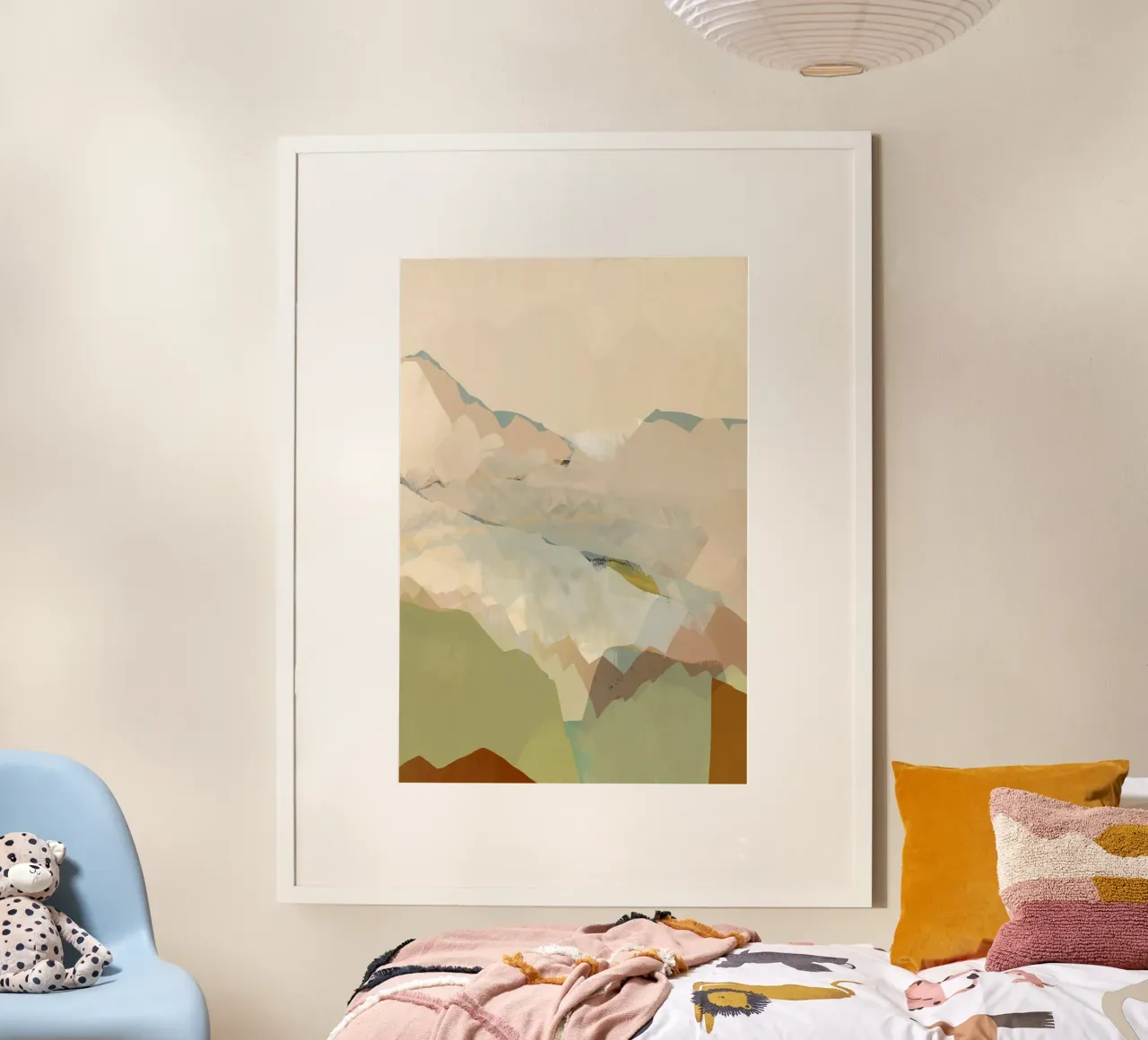 Catena montuosa Peachy I poster da Cartissi