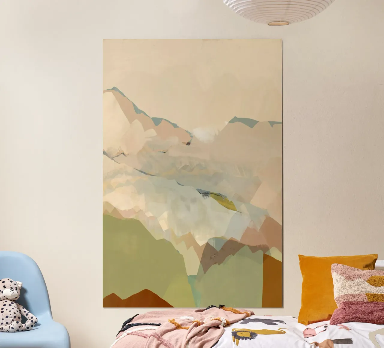 Catena montuosa Peachy I poster da Cartissi