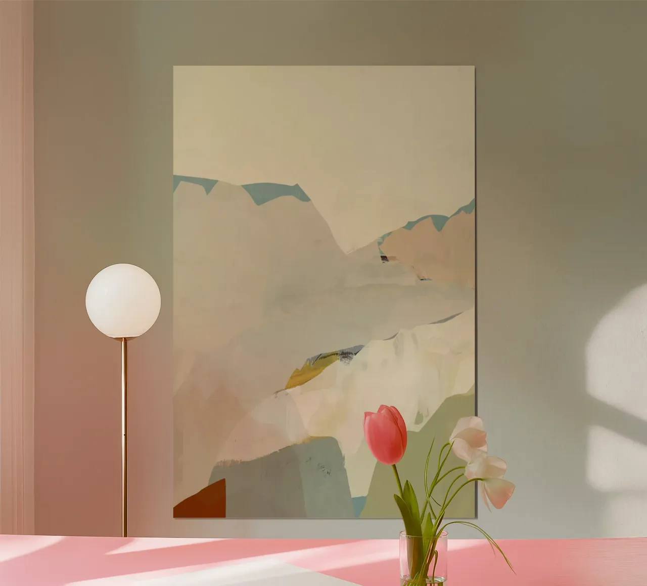 Catena montuosa Peachy II poster da Cartissi