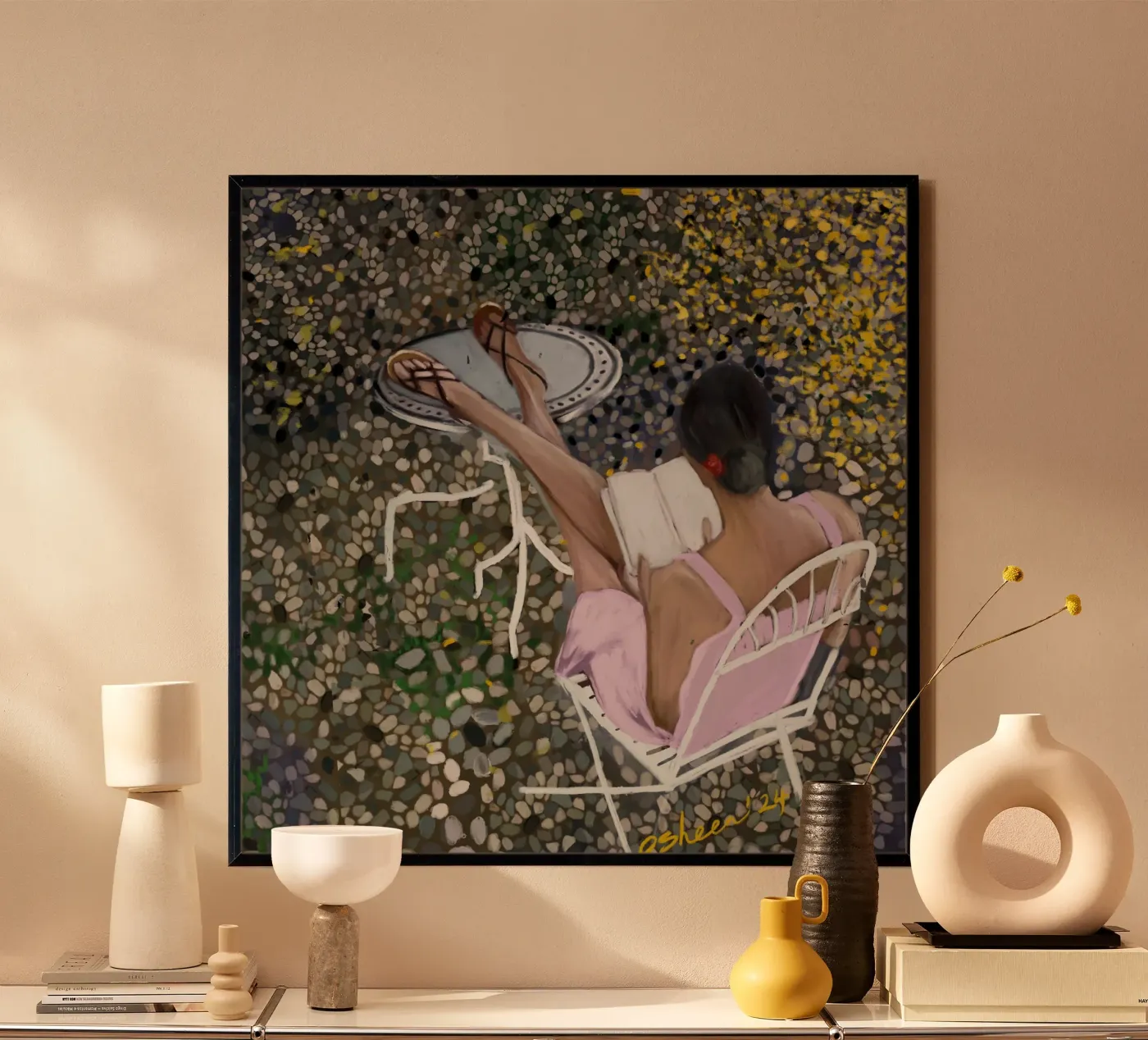 PERDUTO TRA LE PAGINE poster da OSHEENSGALLERY