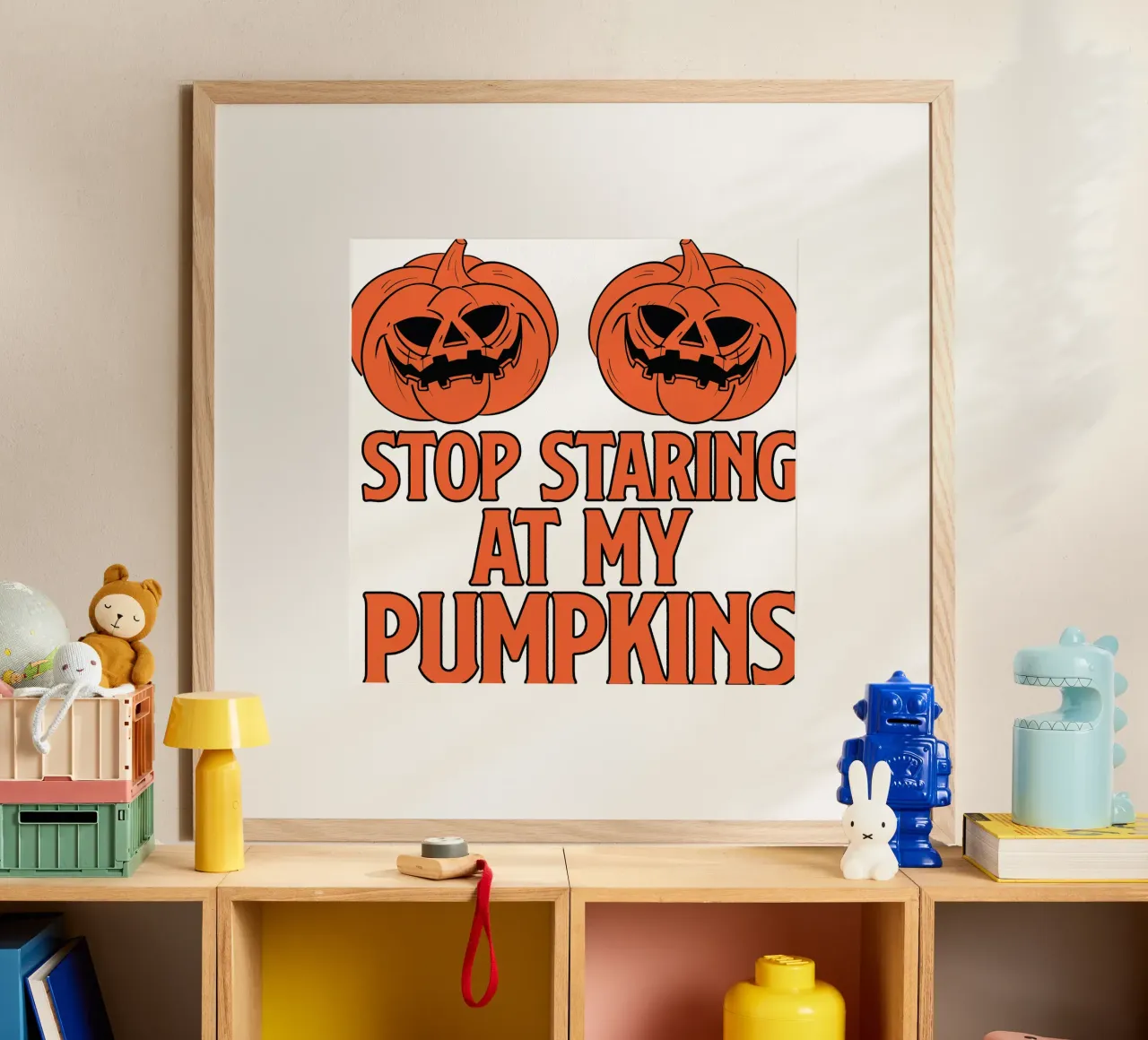 STOP STARING AT MY PUMPKINS carta hahnemühle da edsonramosart