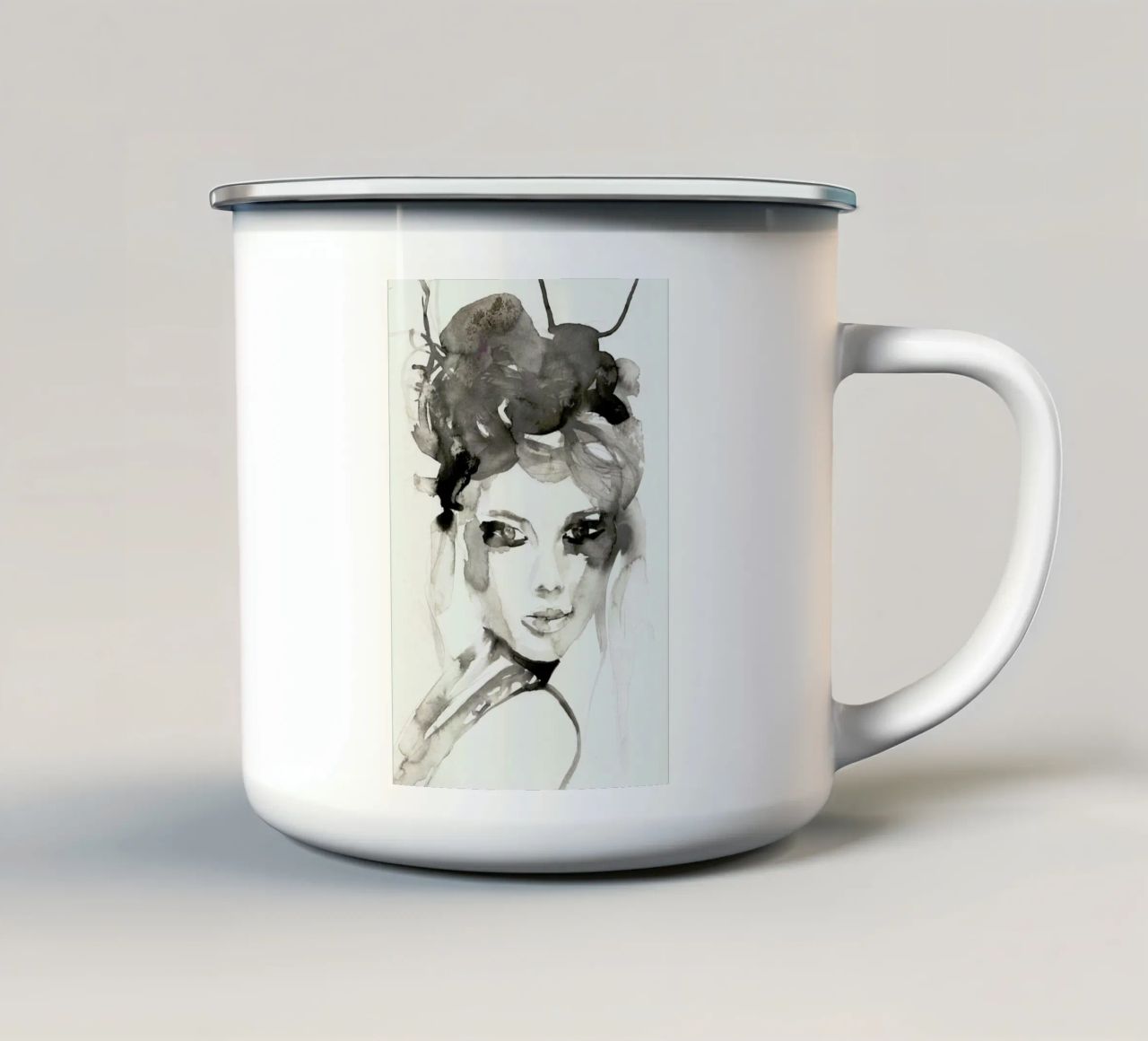 Hot Mess tazza in smalto da Victoria Verbaan