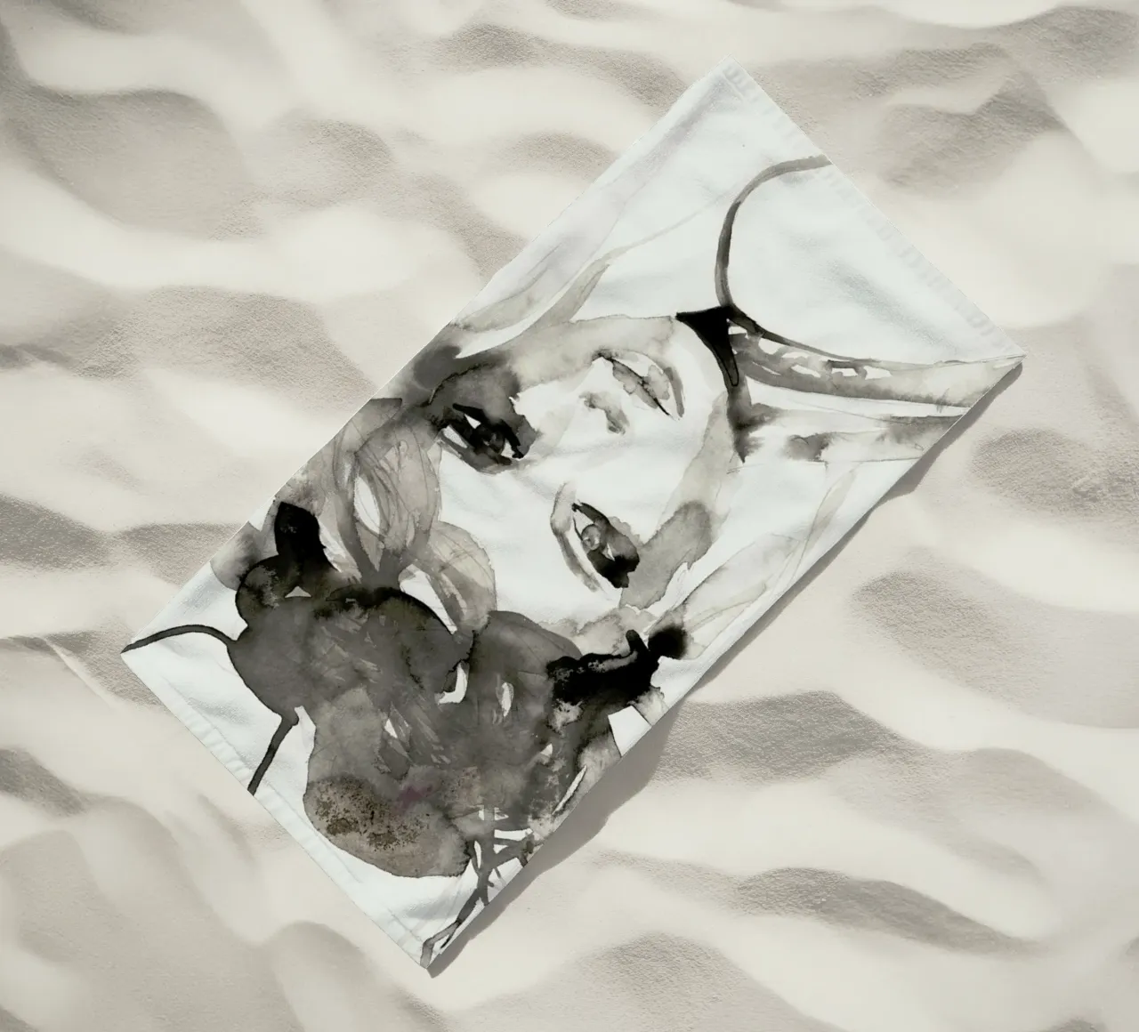 Hot Mess beach towel by Victoria Verbaan