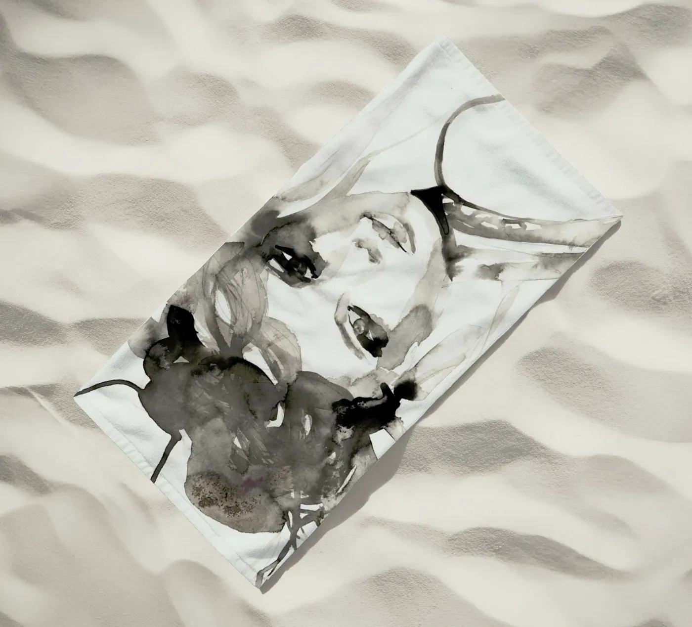 Hot Mess beach towel by Victoria Verbaan