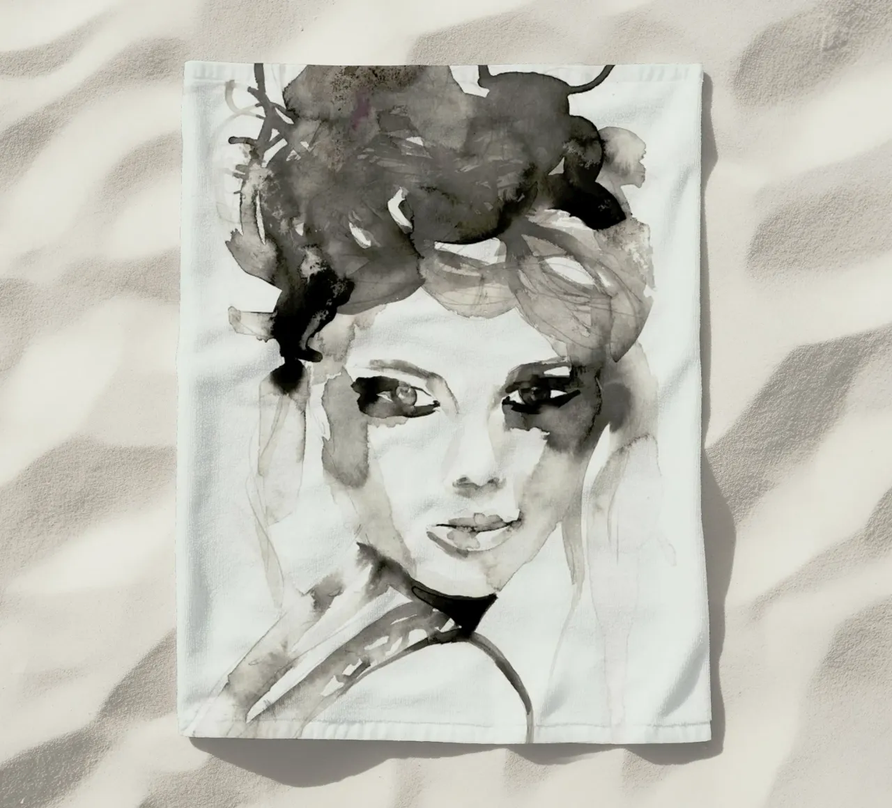 Hot Mess beach towel by Victoria Verbaan