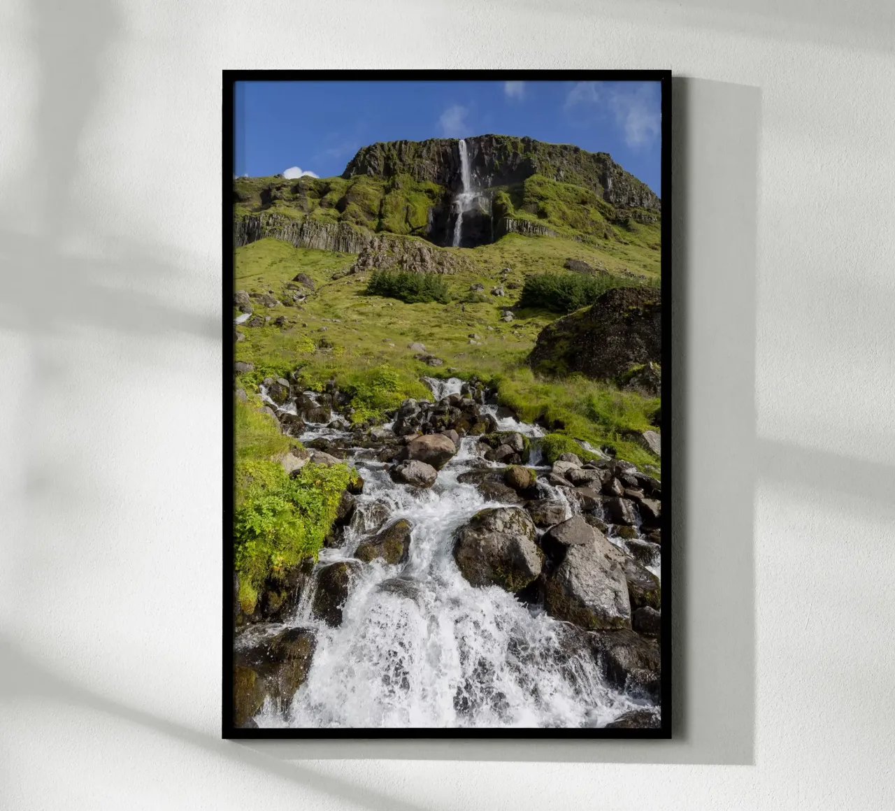 Island - Wasserfall carta hahnemühle da Nadine Ginzel